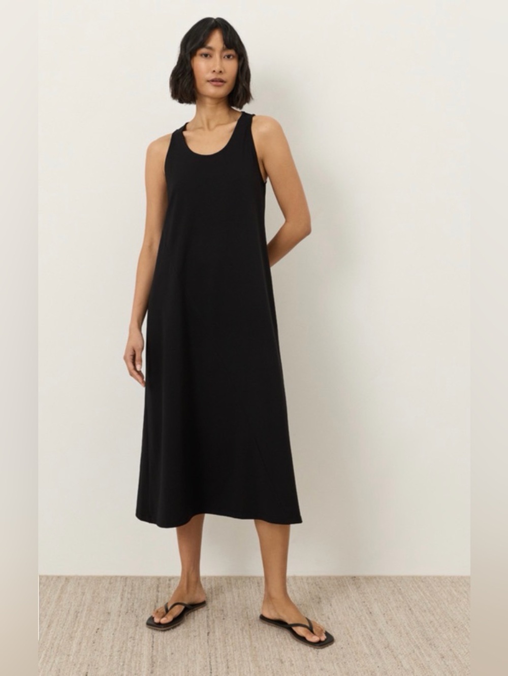 Never Worn Pact Organic Cotton Jersey Relaxed Tank Dress